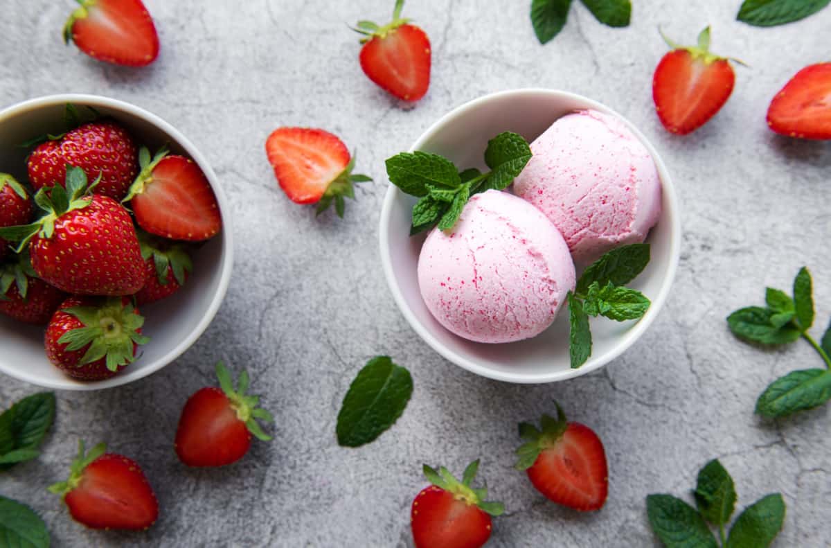 Ice Cream Strawbery 