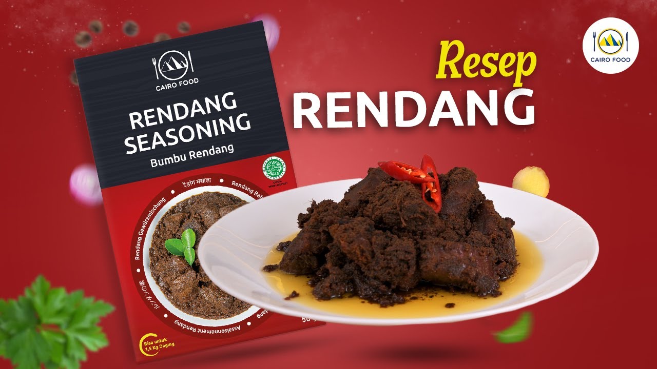 Makanan Rendang Kuliner Indonesia Autentik Khas Sumatra Barat