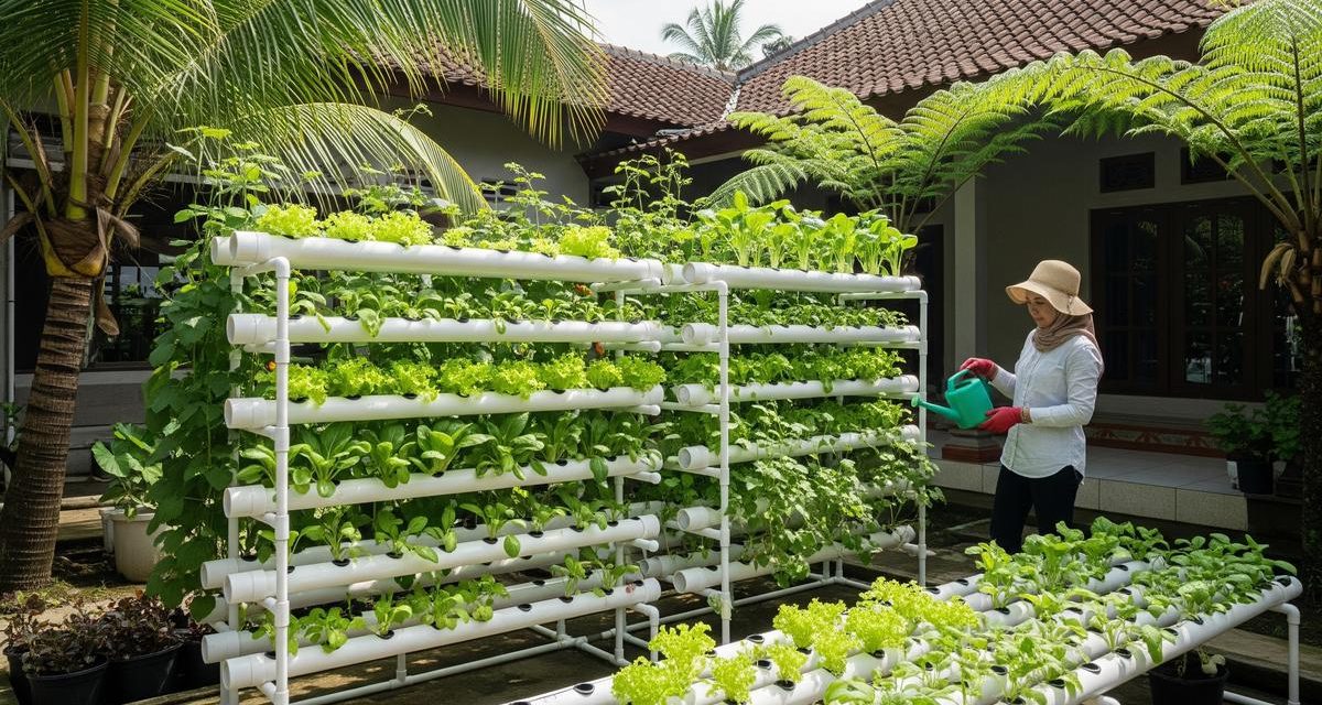 Hidroponik Cocok Untuk Kebun Ibu Rumah Tangga